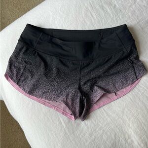 EUC lululemon speed up shorts 8